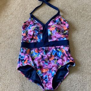 Lands End Halter Swimsuit